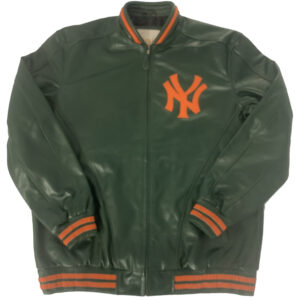 Luxury Men's Green Leather Jackets For Sale | Leather Jackets